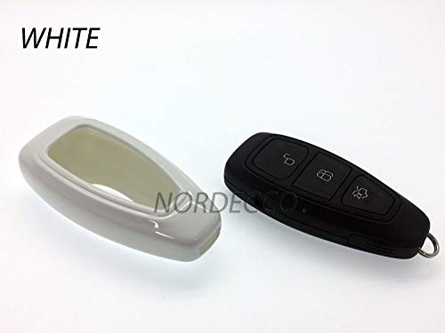 100% de alta calidad abs plástico duro brillante Llavero Carcasa para Ford S-Max/B/C- Max/Focus, MONDEO, Kuga, fiesta, Fusion, ST/3 Botón de control remoto sin llave Smart Key Fob