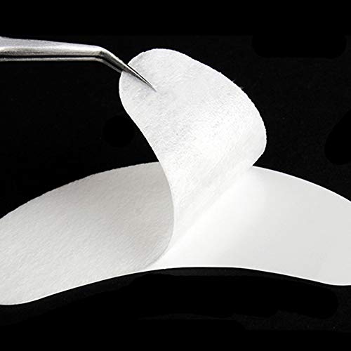 100 Pares Parches Ojos Pestañas Almohadillas de Gel Desechables Parche para Extensiones de Pestañas, Lifting Pestañas, Maquillaje Pegatinas para Los Ojos
