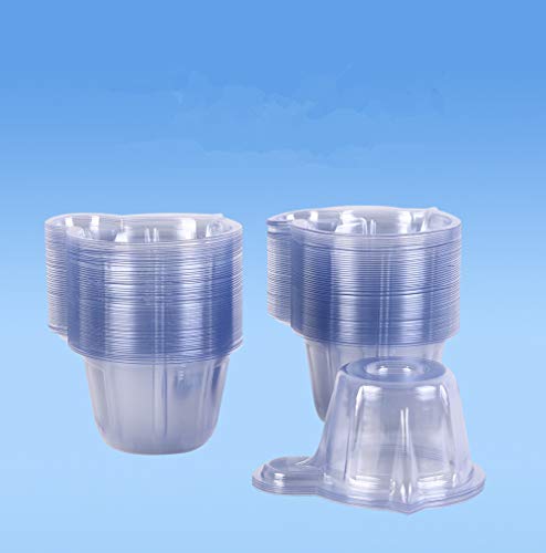 100 piezas Vasos de Plástico Desechables para Orina para Pruebas de Ovulación/Pruebas de Embarazo/Laboratorio， Transparente