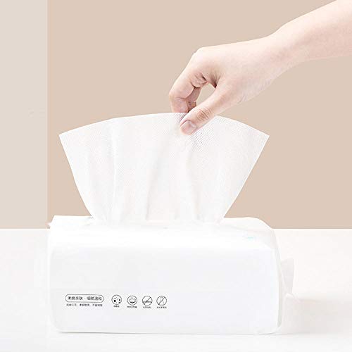100 toallas de limpieza de algodón desechables para mujeres de lavado de cara toallitas desmaquillantes asépticas extraíbles 100 piezas