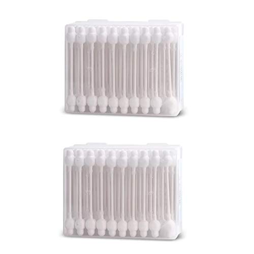 100 unidades de bastoncillos de algodón para cuidado del bebé, para bebés y niños recién nacidos