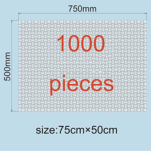 1000 Pièces Le Puzzle En Bois, Puzzle, Jouets Éducatifs Pour Enfants Adultes, Décor, Cadeau,Cascade Roches Pierres 75X50Cm