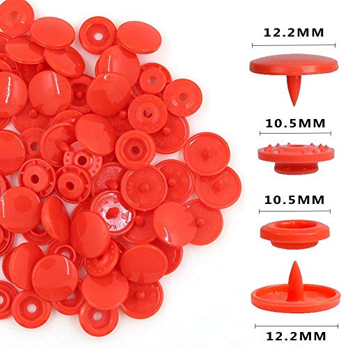 1000 sets 35 botones de colores al por mayor ronda T5 botones de plástico para ropa de bebé sujetadores edredón cubierta de botón de hoja, B33
