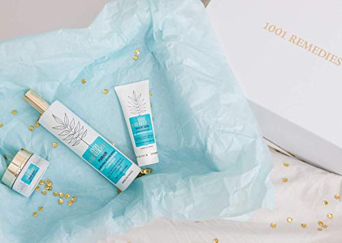 1001Remedies Regalo para Mujer, Hombre - Regalo para San Valentin, cesta Navidad con un Spray Purificador de Aire, una Crema Antimanchas Facial y una Crema Corporal para dormir bien, todo natural