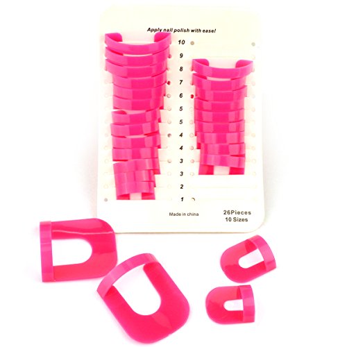 10pcs uñas Soak Off Clips con 26 piezas reutilizable suave plástico de uñas diseño de uñas por SUMERSHA