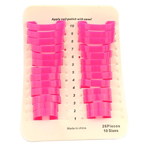 10pcs uñas Soak Off Clips con 26 piezas reutilizable suave plástico de uñas diseño de uñas por SUMERSHA