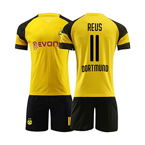 11# Reus - Camiseta de manga corta para niños y niñas, diseño unisex, 123, amarillo, small