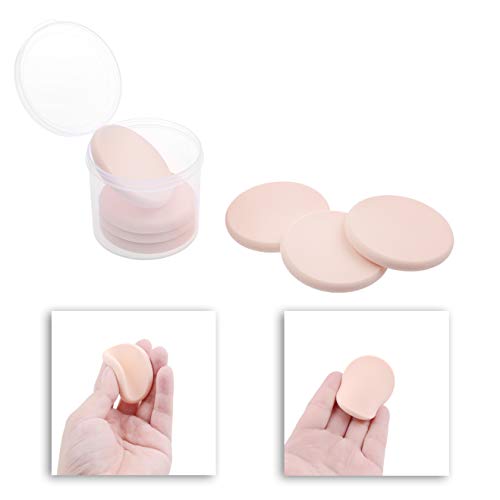 14 Borlas y Esponjas de Maquillaje Kare &Kind – Libres de Látex – Para Difuminar, Resaltar y Realizar Contornos – Utilícelas en Polvo Suelto, Prensado y Compacto, Cremas BB, Base, Antiojeras y Bronzer