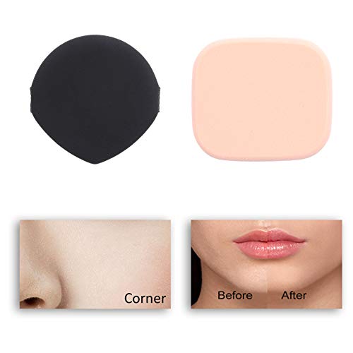 14 Borlas y Esponjas de Maquillaje Kare &Kind – Libres de Látex – Para Difuminar, Resaltar y Realizar Contornos – Utilícelas en Polvo Suelto, Prensado y Compacto, Cremas BB, Base, Antiojeras y Bronzer