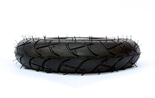 150MM rueda de la inflación de la vespa con el eje de la aleación de aluminio 6 "neumático neumático con el tubo interno Scooter eléctrico 6 pulgadas neumático neumático (black)