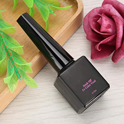 15ml Manicura No-Clean UV LED Gel, Capa Superior Duradera para Esmalte de Uñas