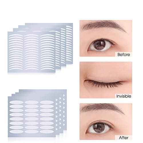 1920 unidades invisibles de cinta adhesiva para párpados – perfecto para capucha, gota, irregular o monopárpados