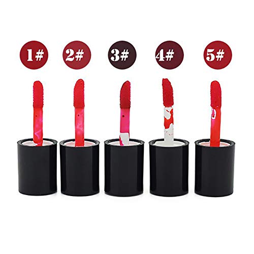1PC Lápiz labial líquido altamente pigmentado Barra de Labios Mate/Superstay Matte Pintalabios Maquillaje de Belleza Brillo Labial Terciopelo Permanente Maquillaje de Profesional para Niñas (1)