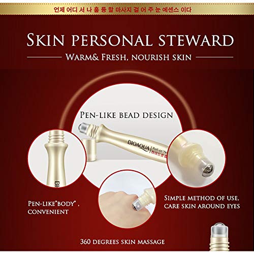 1PC Pro Eye Roller Essence Crème Crème contour des yeux Eye Essence Stylo roller Anti-puffiness enlever les rides Dark Circle hydratant anti-âge Beauté Outil