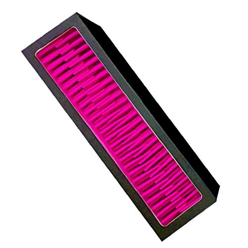 1pc silicona cepillo del maquillaje del titular herramienta de la belleza Organizador cosmético del almacenaje del cepillo secado Panel de Viajes uso en el hogar (negro y rojo)