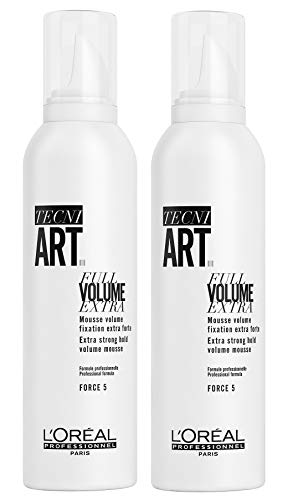 2 Force 5 Mousse Loreal Professionnel Tecni Art Full Volume Extra 250 ml