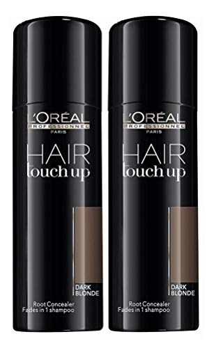 2 Hair Touch Up Enfoque Spray Dark Blonde Loreal Professionnel pelo Concealer 75 ml