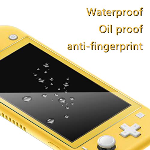 [2 Pack] UniqueMe Protector de Pantalla para Nintendo Switch Lite, Vidrio Templado [ 9H Dureza ] [Sin Burbujas] HD Film Cristal Templado para Nintendo Switch Lite con Garantía de Reemplazo de por Vida