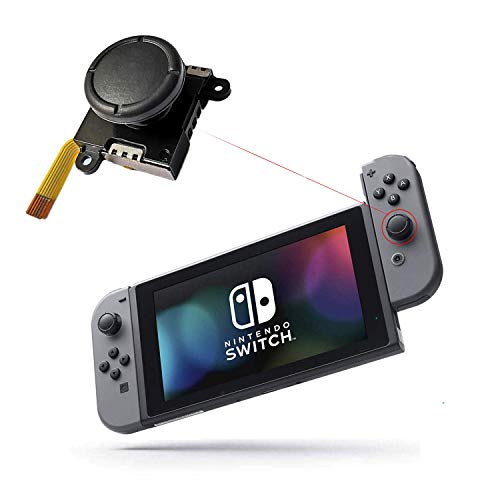 2 paquetes de 3D Joysticks Analógicos para Nintendo Switch Joy-Con, con Destornillador Herramientas de Reparación