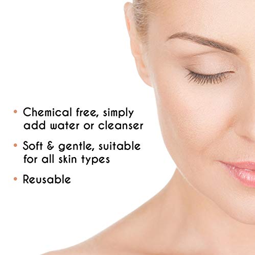 20 x toallitas desmaquillantes de microfibra lavables | Pack de paños faciales reutilizables y ecológicos | Mejor Maquillaje quitando toalla para ojos y cara | Utilizar con agua