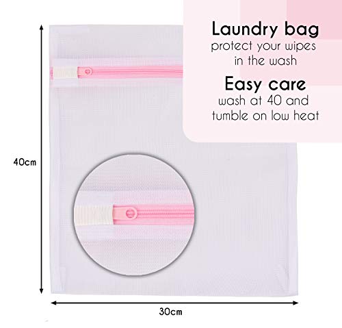 20 x toallitas desmaquillantes de microfibra lavables | Pack de paños faciales reutilizables y ecológicos | Mejor Maquillaje quitando toalla para ojos y cara | Utilizar con agua