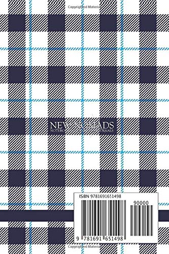 2020 Pocket Sized Weekly Planner: Blue White Plaid Scottish Tartan | Daily Weekly Monthly View | Clean Simple Calendar Organizer | 4x6 in 110 pages | ... More! (4x6 12 Month Simple Pretty Planner)