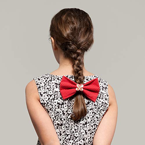 24 Adornos de Perlas Diamantes de Imitación Botones de Flor de Perlas de Imitación Broche de Perlas Adornos de Espalda Plana para Hacer de Joyas Artesanales, Ropa, Bolsos, Sombreros Ramo de Novia DIY