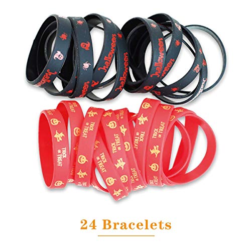 274PCS Halloween Toys Party Favor Bulk, 10 Pencils, 24 Erasers, 24 Bracelets, 144 Stickers, 72 Temporary Tattoos