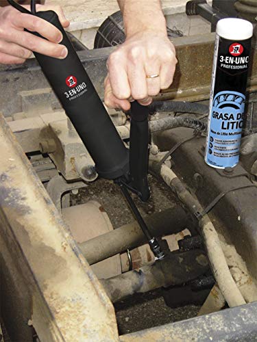 3 EN UNO Profesional - Grasa de Litio Multiusos Cartucho- 400 g, incoloro (34223/37)