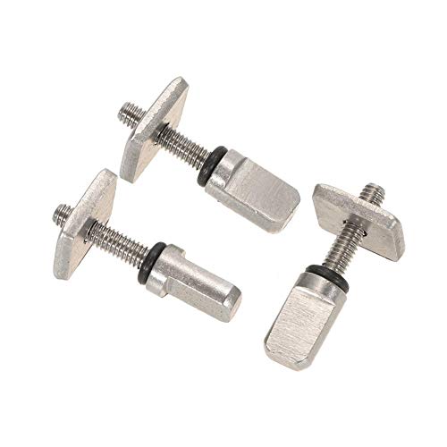 3 Tabla de Surf Longboard Deslizante Fin Fin Tornillo Kit de sustitución de Placas for Stand Up Paddle Junta Cuerpo Kayak Pesca Rafting Esquí Camping Playa Accesorios