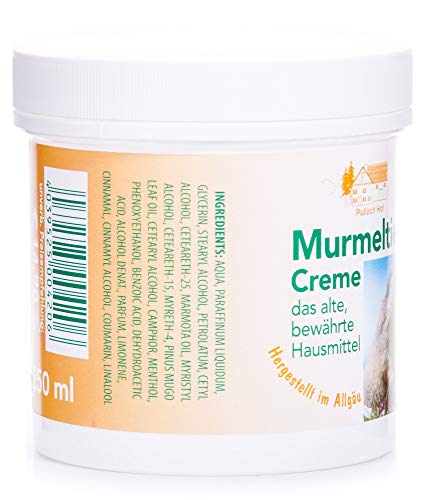 3 x 250ml Marmota-crema de Pullach Hof Crema de marmota manufacturado en el Allgäu