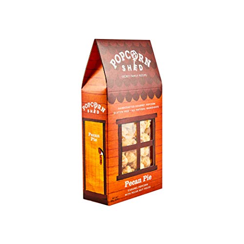3 x Pecan Pie Gourmet Popcorn Shed's 80g | Palomitas de Maíz con sabor a Nuez de Pecana | Palomitas de maíz para regalar