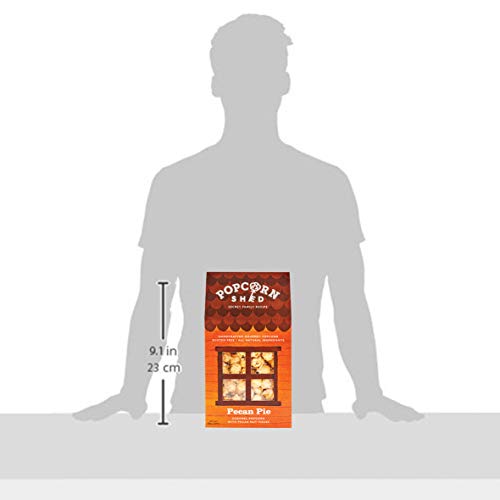 3 x Pecan Pie Gourmet Popcorn Shed's 80g | Palomitas de Maíz con sabor a Nuez de Pecana | Palomitas de maíz para regalar