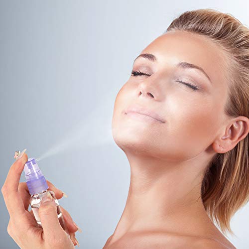 30 Piezas Botellas de Spray Botella de Pulverizador de Niebla Fina de 1 oz/ 30 ml Contenedores de Líquido Transparente Recargables Tamaño de Viaje para Perfume Maquillaje Limpieza Facial