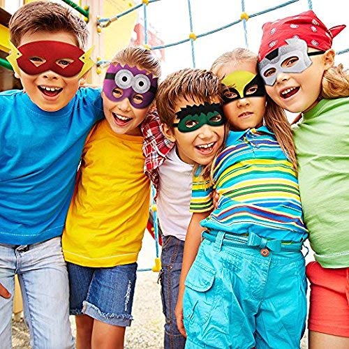 36 piezas de máscaras de superhéroes,máscaras de fiesta de superhéroes para niños,máscaras de ojos para mayores de 3 años,suministros para fiestas de cumpleaños,máscaras de disfraces