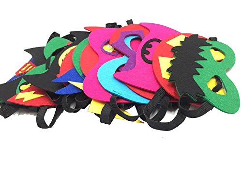 36 piezas de máscaras de superhéroes,máscaras de fiesta de superhéroes para niños,máscaras de ojos para mayores de 3 años,suministros para fiestas de cumpleaños,máscaras de disfraces