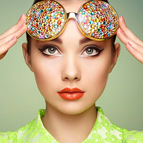 3mm 4mm 5mm Brillantes Para Decorar Diamantes Autoadhesivas, 900 Piezas