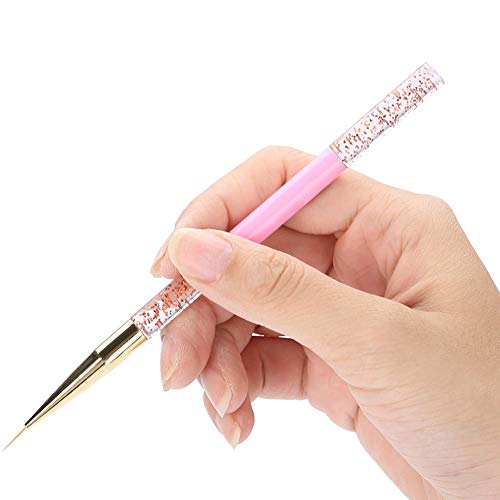 3pcs Nail Art Dotting Pen, Head Wax para Nail Art, Nail Picker para acrílico Mango de cristal Gema Recoger aplicador de uñas Rhinestone Dotter Tool, autoadhesivo Nail Art Tool