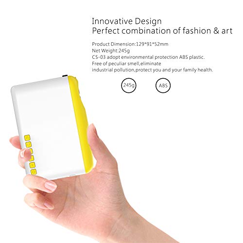 3T6B Mini Proyector para Niños, Portátil Proyectors de Cine en Casa LED, Compatible con HDMI AV USB Micro, Conectar a PC Laptop Game, para Entretenimiento en Hogar