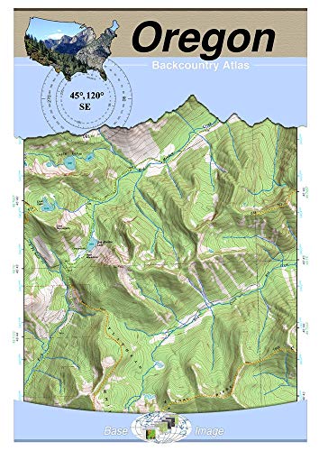 45°120° SE - Condon, Oregon Backcountry Atlas (Topo) (Oregon Backcountry Atlas A4 25000 Scale) (English Edition)