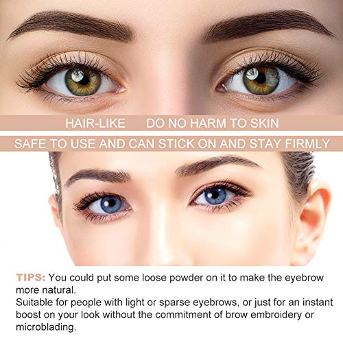 4D Hair-like Authentic Eyebrows, Eyebrow Transfers, Eyebrow Tattoo Sticker, Cejas Falsas, Bionic Eyebrow, Pegatinas de Cejas biónicas a Prueba de Agua Grooming Shaping Makeup Brow Shaper