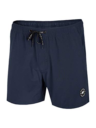 4F SKMT001 - Pantalones cortos para hombre, de secado rápido, para verano, con bolsillos, color azul oscuro