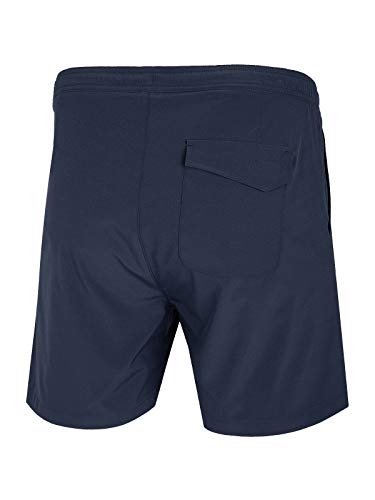 4F SKMT001 - Pantalones cortos para hombre, de secado rápido, para verano, con bolsillos, color azul oscuro