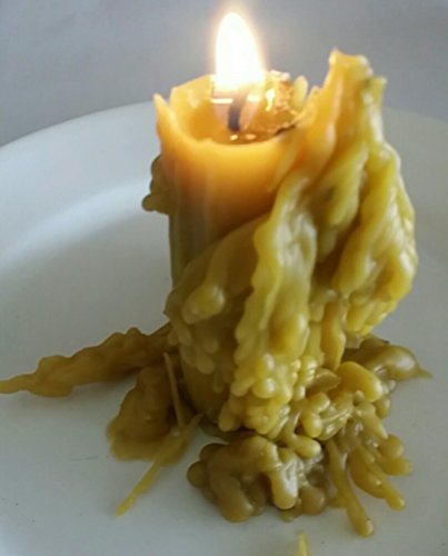 5 Velas de Miel con ruda y Romero esotérica para Limpieza energética 100% Natural y Artesanal