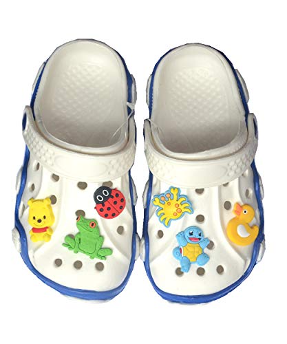 50 Pcs Different Shoe Charms for Croc Shoes & Bracelet Wristband Kids Party Birthday Gifts - Decoración de zapatos Mix color
