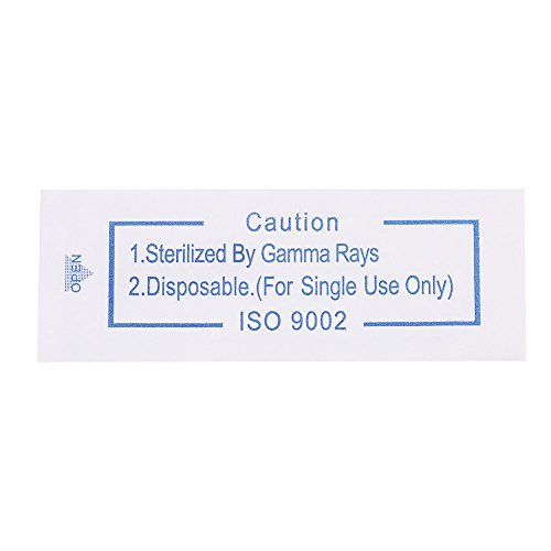 50 Piezas Agujas de Microblading 18 Alfiler Desechable Permanente Maquillaje Manual Cejas Tatuaje Agujas