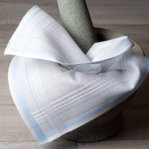 6 pañuelos de mujer - Modelo "Louise" - 29 centimetros