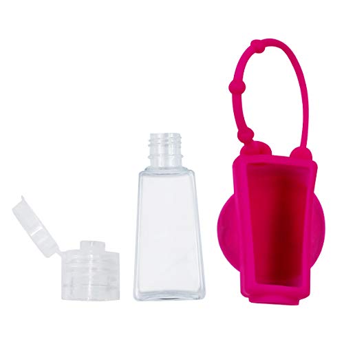 6 Piezas Botellas de Viaje Portátiles para Niños,Botellas Recargables de Silicona a Prueba de Fugas para la Escuela, Viajes, Juegos al Aire Libre, campamentos (Fruta)