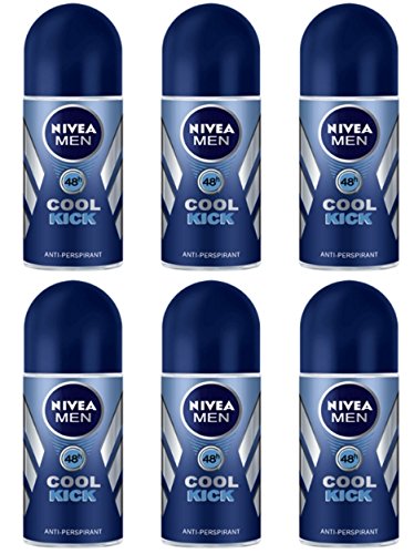 6 x Nivea Desodorante Cuerpo Men Cool Kick Deo Roll on oferta de stock Hombre