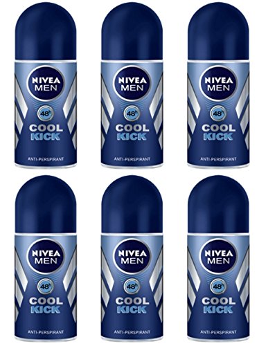 6 x Nivea Desodorante Cuerpo Men Cool Kick Deo Roll on oferta de stock Hombre